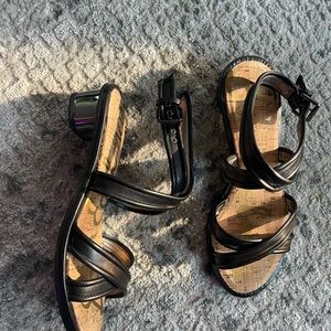 Sam Edelman Metallic Block Heel